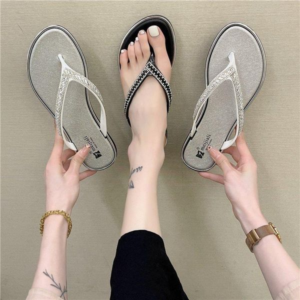slippers home women's rubber flip flops flat shoes female slides low fashion massage hawaiian summer beach glitter luxury pvc fa, Black
slippers home women's rubber flip flops flat shoes female slides low fashion massage hawaiian summer beach glitter luxury pvc fa, Black