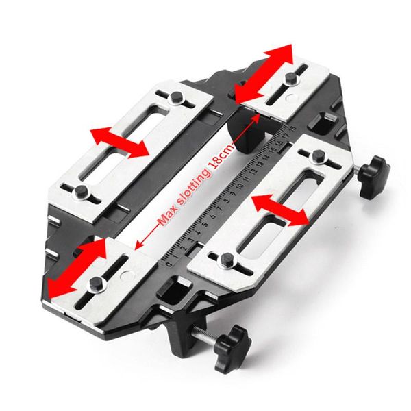 professional hand tool sets woodworking slotting locator w/ router bit aluminum alloy hinge slot hole positioner lock guide plate opener jig
professional hand tool sets woodworking slotting locator w/ router bit aluminum alloy hinge slot hole positioner lock guide plate opener jig