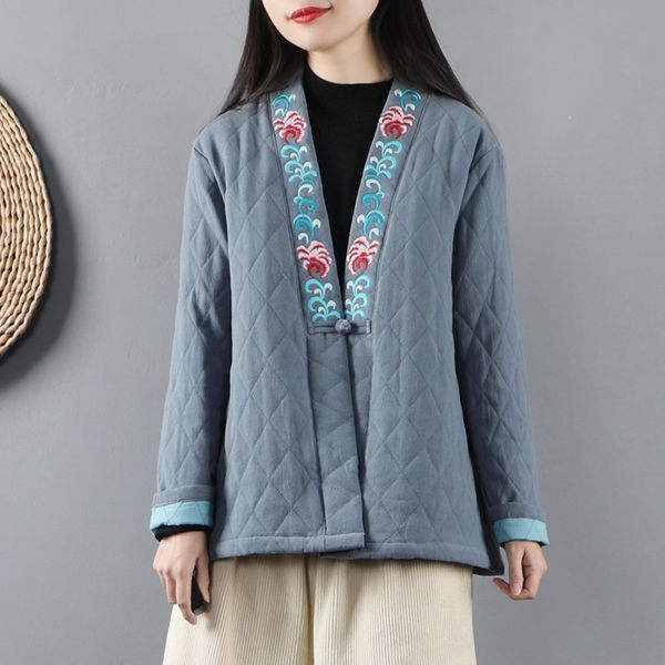 cotton padded chinese style winter coat women vintage thick warm jacket tang suit loose casual outwear ladies chinese 11696, Red
cotton padded chinese style winter coat women vintage thick warm jacket tang suit loose casual outwear ladies chinese 11696, Red