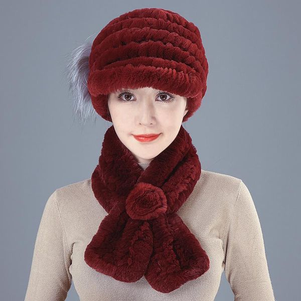beanies arrival winter real rex fur scarves hats sets women knitted hat scarf set good elastic muffle
beanies arrival winter real rex fur scarves hats sets women knitted hat scarf set good elastic muffle
