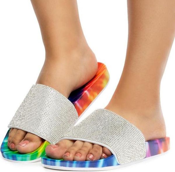 slippers women flats open toe rhinestone sandals casual beach shoes thick bottom slipper chaussure femme, Black
slippers women flats open toe rhinestone sandals casual beach shoes thick bottom slipper chaussure femme, Black