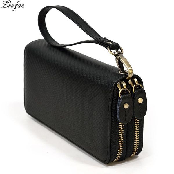 wallets luufan genuine leather clutch purse for man double zipper long wallet phone card coin pocket men black, Red;black
wallets luufan genuine leather clutch purse for man double zipper long wallet phone card coin pocket men black, Red;black