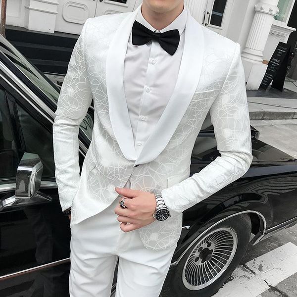 men's suits & blazers blazer 2021 spring autumn trendy slim fit business casual handsome dark pattern long-sleeved one-piece suit jacke, White;black
men's suits & blazers blazer 2021 spring autumn trendy slim fit business casual handsome dark pattern long-sleeved one-piece suit jacke, White;black