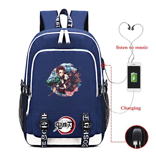 backpack demon slayer usb charge backpacks students school bag boys girls back to book mochila teens
backpack demon slayer usb charge backpacks students school bag boys girls back to book mochila teens