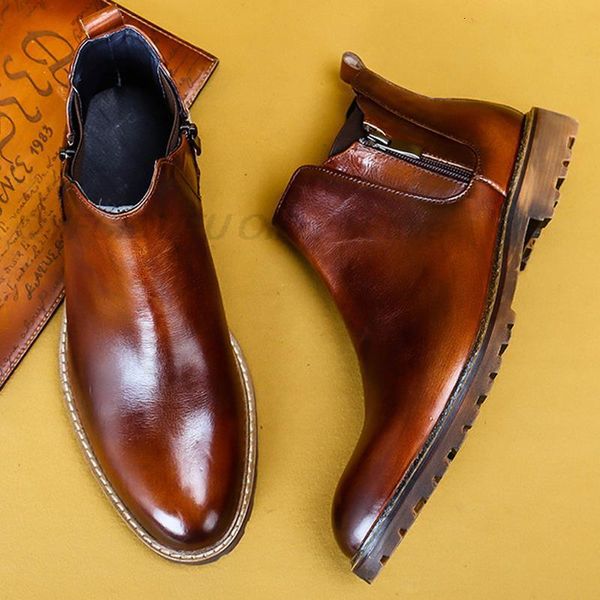 dress shoes 2021 autumn men chelsea boots genuine leather mens ankle double zip luxury black brown gray male vintage nmfa
dress shoes 2021 autumn men chelsea boots genuine leather mens ankle double zip luxury black brown gray male vintage nmfa