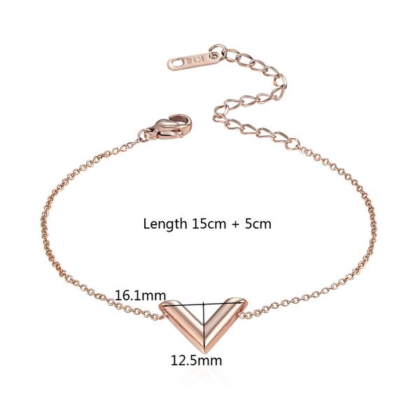 fashion gold silver link chain v letter charms bracelets stainless steel jewelry for woman, Golden;silver
fashion gold silver link chain v letter charms bracelets stainless steel jewelry for woman, Golden;silver