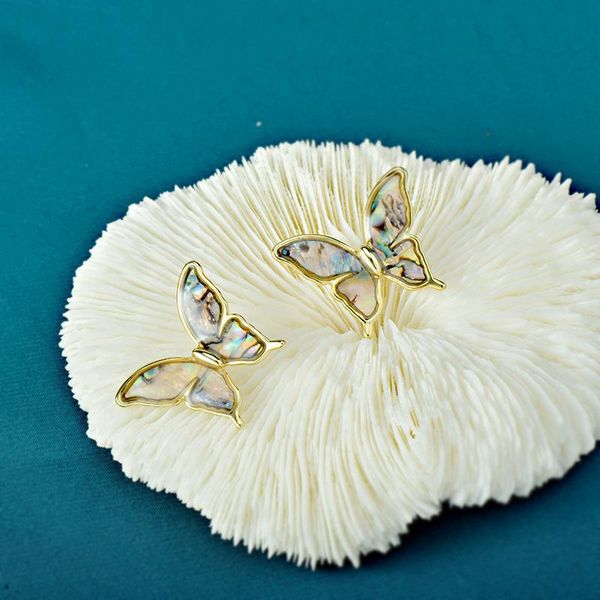 hoop & huggie korean version of small fresh butterfly earrings abalone shells advanced sense pastoral temperament versatile animal, Golden;silver
hoop & huggie korean version of small fresh butterfly earrings abalone shells advanced sense pastoral temperament versatile animal, Golden;silver