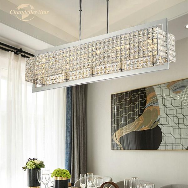 chandeliers postmodern luxury rectangle crystal lighting for living room bedroom restaurant villa el led metal indoor lamp
chandeliers postmodern luxury rectangle crystal lighting for living room bedroom restaurant villa el led metal indoor lamp