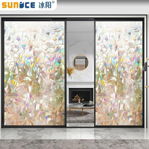window stickers sunice 3d decorative privacy film static clings glass sticker rainbow effect anti-uv tint office home kitchen
window stickers sunice 3d decorative privacy film static clings glass sticker rainbow effect anti-uv tint office home kitchen
