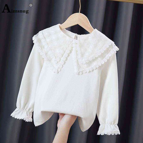 children elegant sweet t-shirt baby girls lace flower tees shirt casual pullovers long sleeve autumn ruffles kids clothing y0914, Blue
children elegant sweet t-shirt baby girls lace flower tees shirt casual pullovers long sleeve autumn ruffles kids clothing y0914, Blue