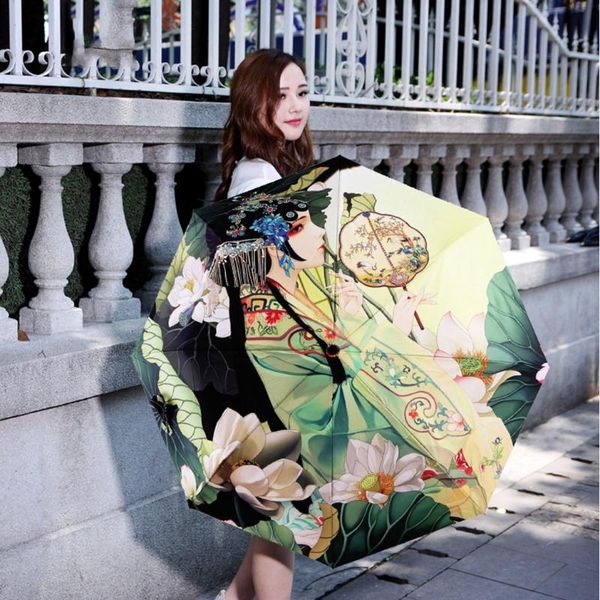 umbrellas creative tri-fold umbrella art rain female folding sun christmas gift cute for children gear dd50ys
umbrellas creative tri-fold umbrella art rain female folding sun christmas gift cute for children gear dd50ys