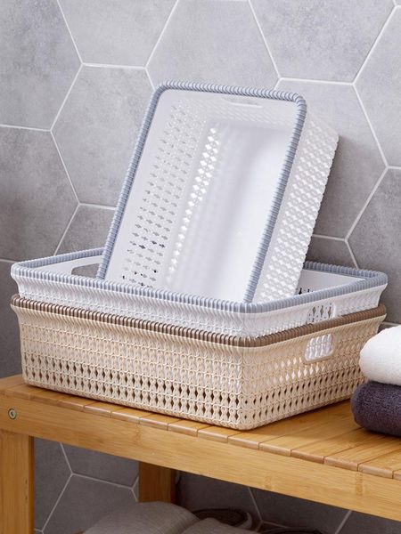 storage baskets imitation rattan deskbasket household bathroom sundries plastic kitchen toy snack
storage baskets imitation rattan deskbasket household bathroom sundries plastic kitchen toy snack