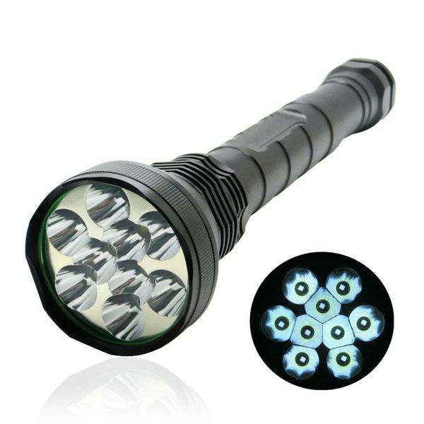 high power led torch 9 * xm-l t6 9000lumen 5 switch modes adjustable white light ip67 waterproof flashlights torches
high power led torch 9 * xm-l t6 9000lumen 5 switch modes adjustable white light ip67 waterproof flashlights torches