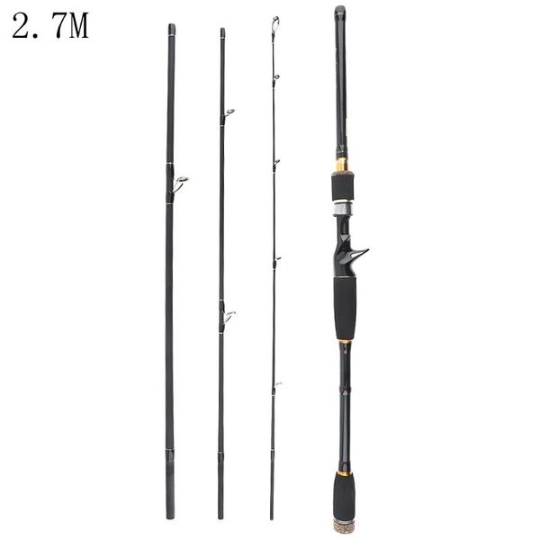 2.7m 4 section carbon fiber lure fishing rod m power ultra light casting pole strong and durable boat rods
2.7m 4 section carbon fiber lure fishing rod m power ultra light casting pole strong and durable boat rods