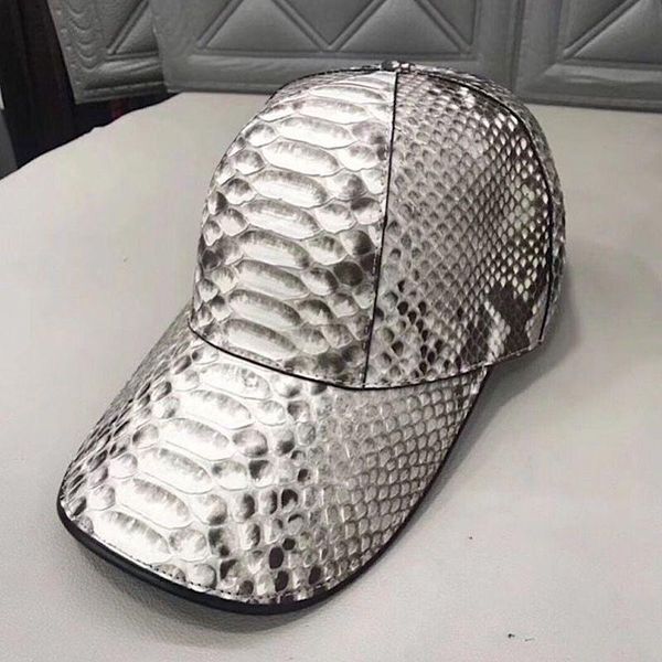 berets 2021 men's luxury genuine all python skin leather baseball cap hat, Blue;gray
berets 2021 men's luxury genuine all python skin leather baseball cap hat, Blue;gray