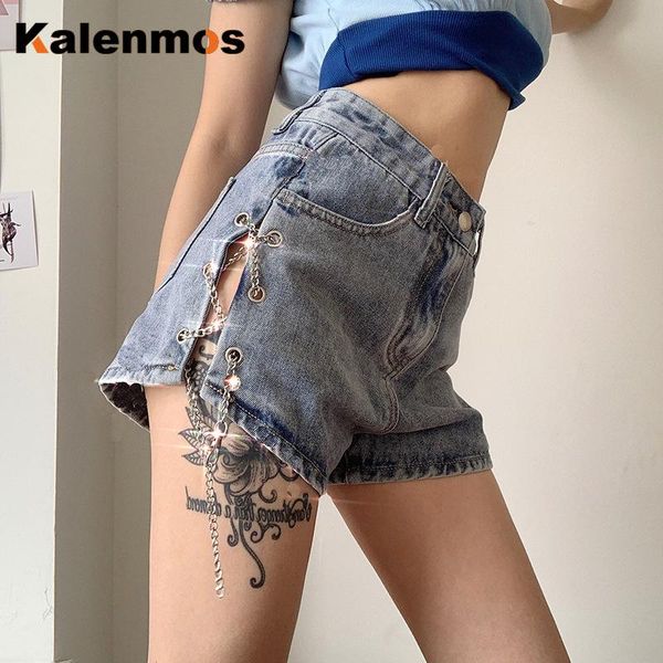 women's jeans kalenmos denim shorts women summer high waist chain cool streetwear blue biker tassel pockets mini
women's jeans kalenmos denim shorts women summer high waist chain cool streetwear blue biker tassel pockets mini