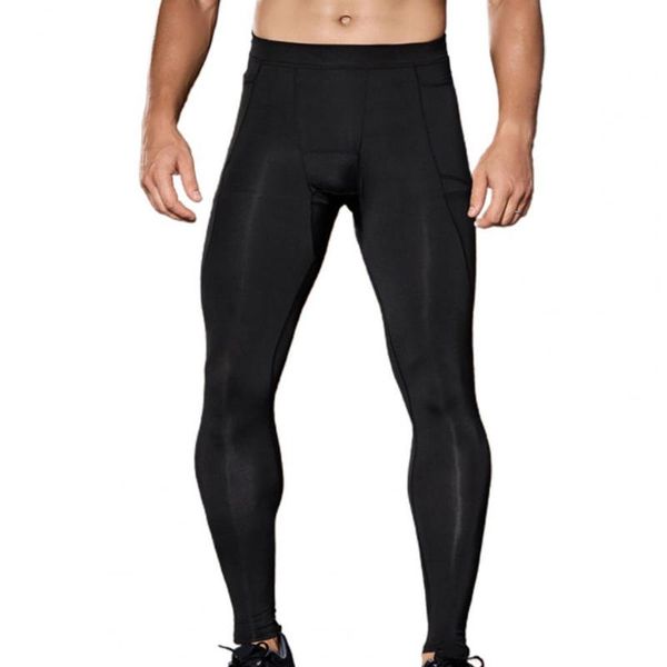 men's pants stylish solid color high elastic compression bottoms skinny quick drying training trousers male casual, Black
men's pants stylish solid color high elastic compression bottoms skinny quick drying training trousers male casual, Black