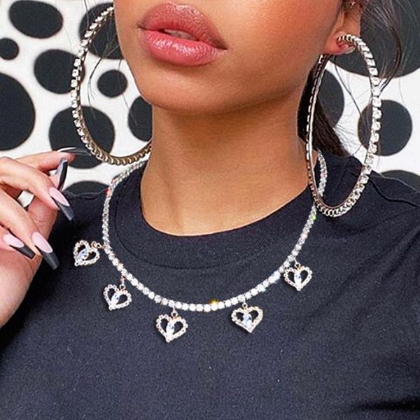 charms crystal statement heart pendant necklace for women chain luxury bridal designer choker jewellery love aesthetic necklaces, Silver
charms crystal statement heart pendant necklace for women chain luxury bridal designer choker jewellery love aesthetic necklaces, Silver