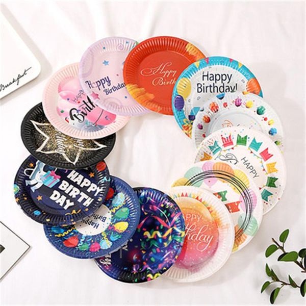 disposable dinnerware 100set 7inch multi-colored plates cake paper diy decoration for kids birthday party wedding tableware
disposable dinnerware 100set 7inch multi-colored plates cake paper diy decoration for kids birthday party wedding tableware