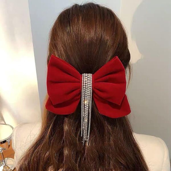 hair accessories large bow clip pin jewelry for women girls crystal rhinestone chain tassel bows hairgrip
hair accessories large bow clip pin jewelry for women girls crystal rhinestone chain tassel bows hairgrip