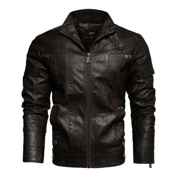 men's jackets 2021 davydaisy men ratro jacket thick autumn winter pu leather solid stand collar regular fit 5xl brand outerware classic, Black;brown
men's jackets 2021 davydaisy men ratro jacket thick autumn winter pu leather solid stand collar regular fit 5xl brand outerware classic, Black;brown