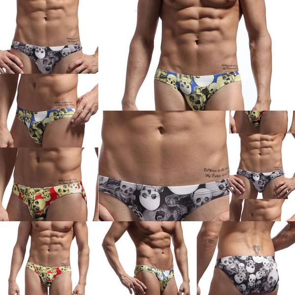 swimsuit 2021men's skull print micro bikini mini briefs sissy panties triangle swimming trunks swimwear tight sunga d60
swimsuit 2021men's skull print micro bikini mini briefs sissy panties triangle swimming trunks swimwear tight sunga d60
