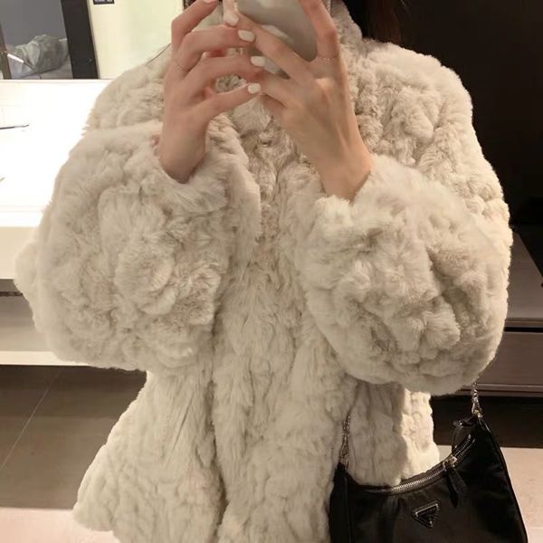 women's wool & blends blends winter women thick warm korean loose plus size faux coats oversize stand collar fake rabbit fur 2mff, Black
women's wool & blends blends winter women thick warm korean loose plus size faux coats oversize stand collar fake rabbit fur 2mff, Black