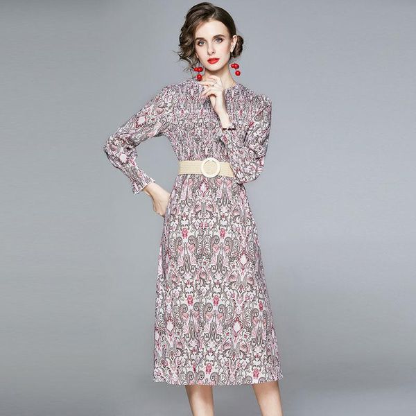 autumn winter women bohemian vintage dress loose plus size elegant slim midi belt decoration vestidos casual dresses, Black;gray
autumn winter women bohemian vintage dress loose plus size elegant slim midi belt decoration vestidos casual dresses, Black;gray