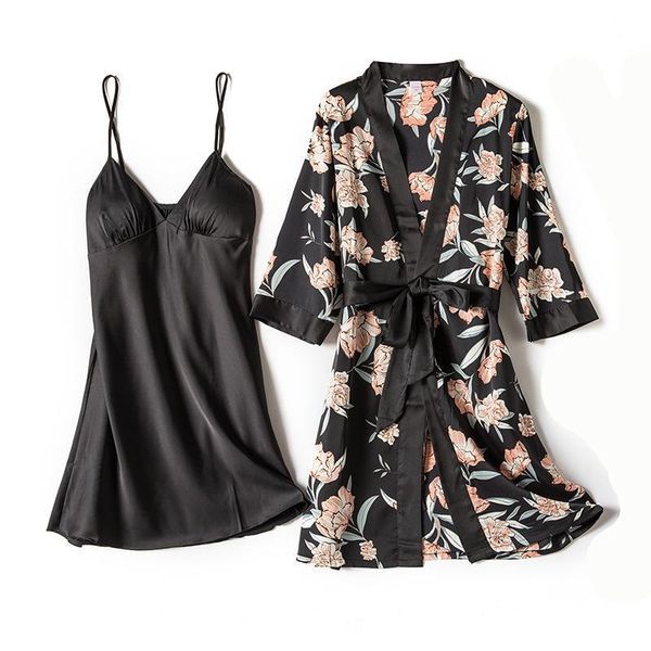 sleep robe sets underwear womens sleepwears pijamas lingerie lenceria sexi para mujer dormir two pieces sleepwear pajamas, Black;red
sleep robe sets underwear womens sleepwears pijamas lingerie lenceria sexi para mujer dormir two pieces sleepwear pajamas, Black;red