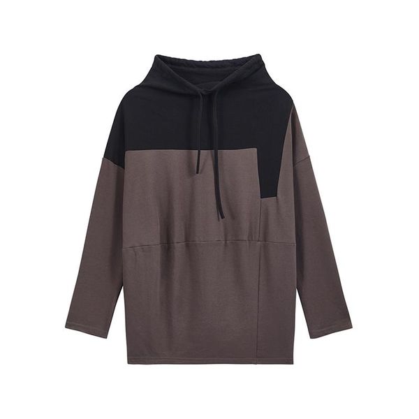 women's hoodies & sweatshirts pengpious european fashion spring hoodie without hood turtle neck contrast color lady cotton, Black
women's hoodies & sweatshirts pengpious european fashion spring hoodie without hood turtle neck contrast color lady cotton, Black