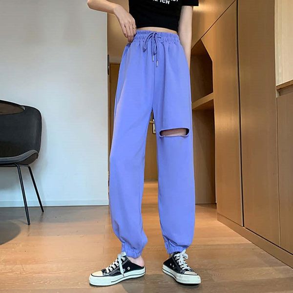 women's pants & capris gray sweatpants for women 2021 autumn baggy fashion oversize hole harem balck trousers female loose streetwear c, Black;white
women's pants & capris gray sweatpants for women 2021 autumn baggy fashion oversize hole harem balck trousers female loose streetwear c, Black;white