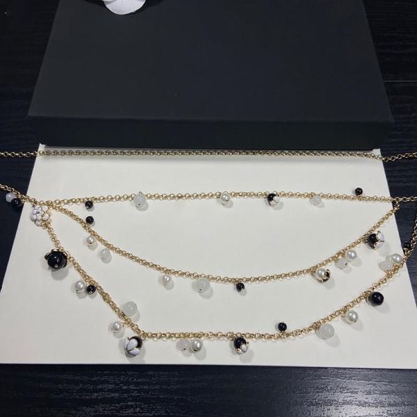 belts brand fashion party for women pearl flower chain long belt gold color double pearls necklace fine jewelry, Black;brown
belts brand fashion party for women pearl flower chain long belt gold color double pearls necklace fine jewelry, Black;brown