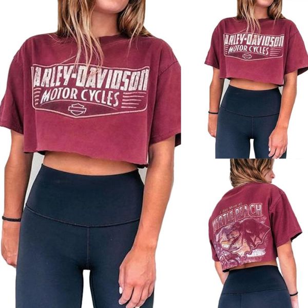 women's t-shirt women shirt crop letter pattern round neck short sleeve loose tunic pullover wild fashion clothes summer, White
women's t-shirt women shirt crop letter pattern round neck short sleeve loose tunic pullover wild fashion clothes summer, White