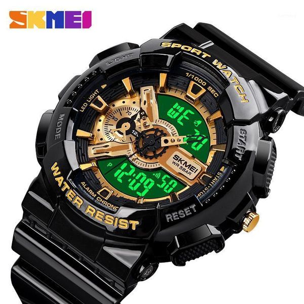 5pcs skmei digital watch men wristwatches led chrono waterproof sports alarm clock women dual 1688, Slivery;brown
5pcs skmei digital watch men wristwatches led chrono waterproof sports alarm clock women dual 1688, Slivery;brown