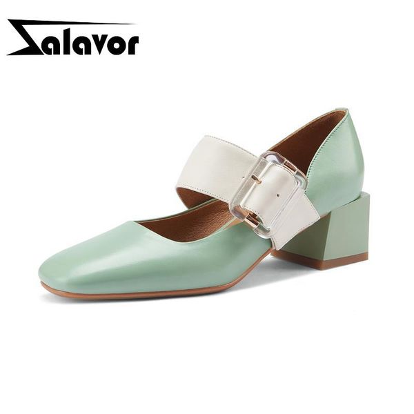 size 33-40 fashion women pumps square toe buckle strap mixed color thick heels sweet ladies footwear party shoes dress, Black
size 33-40 fashion women pumps square toe buckle strap mixed color thick heels sweet ladies footwear party shoes dress, Black