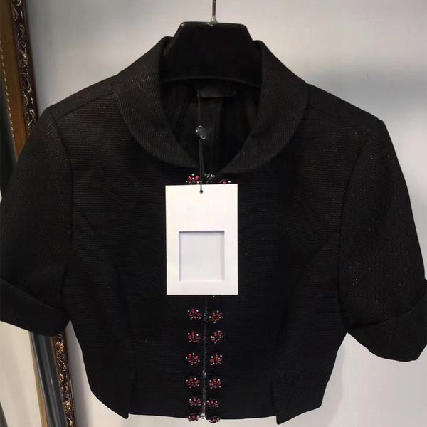 women's jackets 2021 style zipper double-breasted slim-fit short lapel short-sleeved high street fashion casual ladies jacket, Black;brown
women's jackets 2021 style zipper double-breasted slim-fit short lapel short-sleeved high street fashion casual ladies jacket, Black;brown