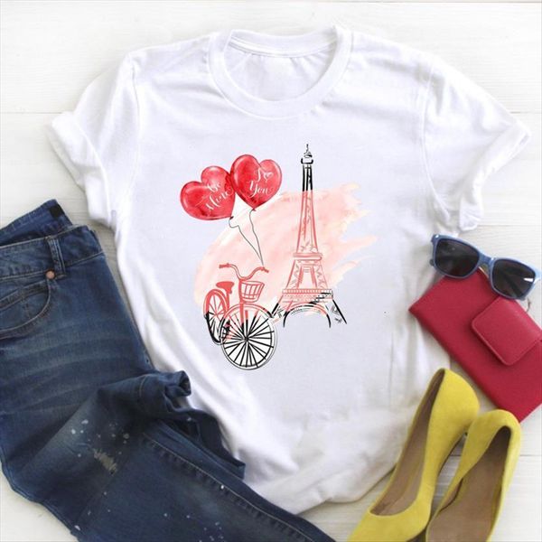 love cartoon valentine cute womens t shirts fashion print summer tee clothes graphic, White
love cartoon valentine cute womens t shirts fashion print summer tee clothes graphic, White