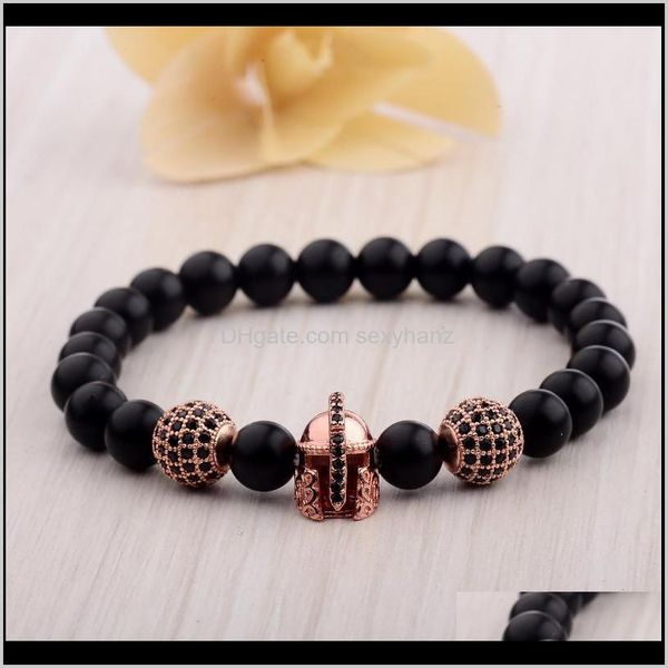 strands bracelets jewelryfashion mens elastic bracelet luxury golden color soldier helmet shape copper inlaid zircon natural frosted stone b, Black
strands bracelets jewelryfashion mens elastic bracelet luxury golden color soldier helmet shape copper inlaid zircon natural frosted stone b, Black