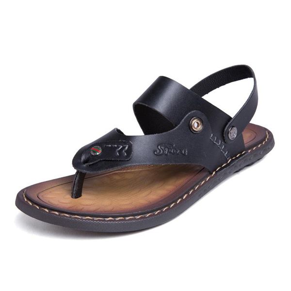 slippers 2021 slides men summer genuine leather brown black outdoor casual fashion beach shoes
slippers 2021 slides men summer genuine leather brown black outdoor casual fashion beach shoes