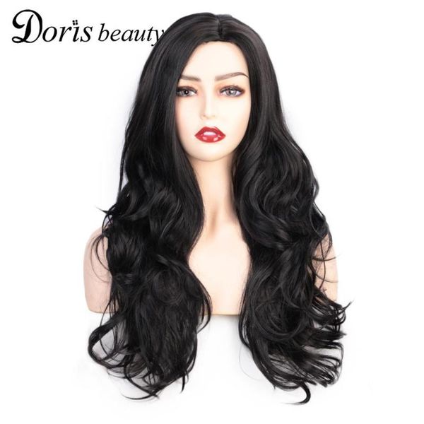 synthetic wigs doris beauty black long wavy wig body wave for women cosplay side part red pink blonde hair brown grey
synthetic wigs doris beauty black long wavy wig body wave for women cosplay side part red pink blonde hair brown grey