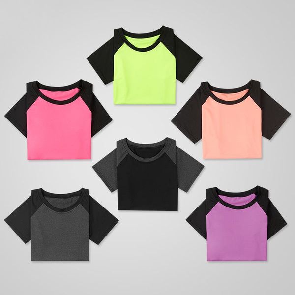 yoga outfit clothes female round collar shirt short-sleeved spring speed dry sport swear arc sweat-absorbing body suit fitness women
yoga outfit clothes female round collar shirt short-sleeved spring speed dry sport swear arc sweat-absorbing body suit fitness women