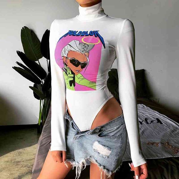 women's jumpsuits & rompers white bodysuit for women long sleeves cartoon print high neck spring and autumn casual party female ju, Black;white
women's jumpsuits & rompers white bodysuit for women long sleeves cartoon print high neck spring and autumn casual party female ju, Black;white