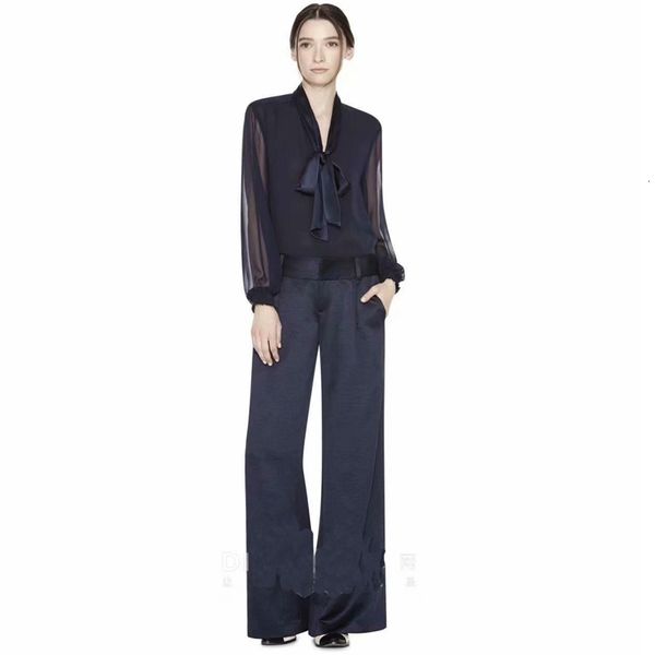 pants xf joint offices chiffon women's shirt straight occupation quality piece of women together, White
pants xf joint offices chiffon women's shirt straight occupation quality piece of women together, White