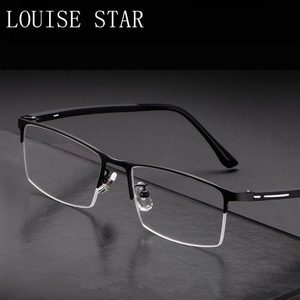 fashion sunglasses frames 20211 titanium spectacle frame men's myopia computer ultra light business optical lens progressive, Black
fashion sunglasses frames 20211 titanium spectacle frame men's myopia computer ultra light business optical lens progressive, Black