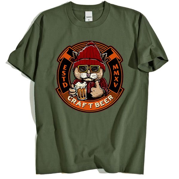 men's t-shirts craft beer cat japan street hip hop print t shirt men cotton breathable 2021 loose clothes crewneck summer, White;black
men's t-shirts craft beer cat japan street hip hop print t shirt men cotton breathable 2021 loose clothes crewneck summer, White;black