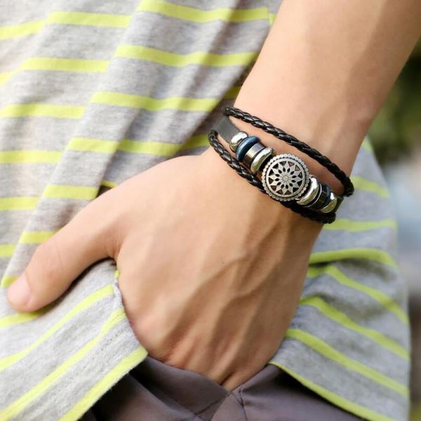 charm bracelets 2021 braided leather wristband adjustable jewellery for women/beaded men student punk, Golden;silver
charm bracelets 2021 braided leather wristband adjustable jewellery for women/beaded men student punk, Golden;silver