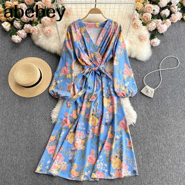 women court wind print dress retro puff sleeve v neck sashes a-line dresses bohemian casual vacation midi dress vestidos 210715, Black;gray
women court wind print dress retro puff sleeve v neck sashes a-line dresses bohemian casual vacation midi dress vestidos 210715, Black;gray
