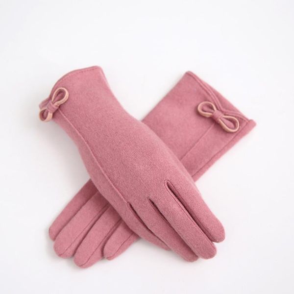 five fingers gloves korean version of sheep wool autumn and winter warm touch screen ladies cashmere plus velvet points, Blue;gray 
five fingers gloves korean version of sheep wool autumn and winter warm touch screen ladies cashmere plus velvet points, Blue;gray