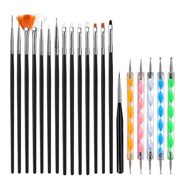 15pcs art brushes nail starter kit tips 5pcs dotting tool salon water transfer sequins crystals manicure diy decoration kits
15pcs art brushes nail starter kit tips 5pcs dotting tool salon water transfer sequins crystals manicure diy decoration kits
