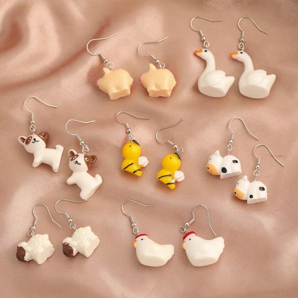 dangle & chandelier women cute drop earring resin girl gift eardrop fun cartoon 3d animal small fresh lady earrings bee sheep puppy chick co, Silver
dangle & chandelier women cute drop earring resin girl gift eardrop fun cartoon 3d animal small fresh lady earrings bee sheep puppy chick co, Silver
